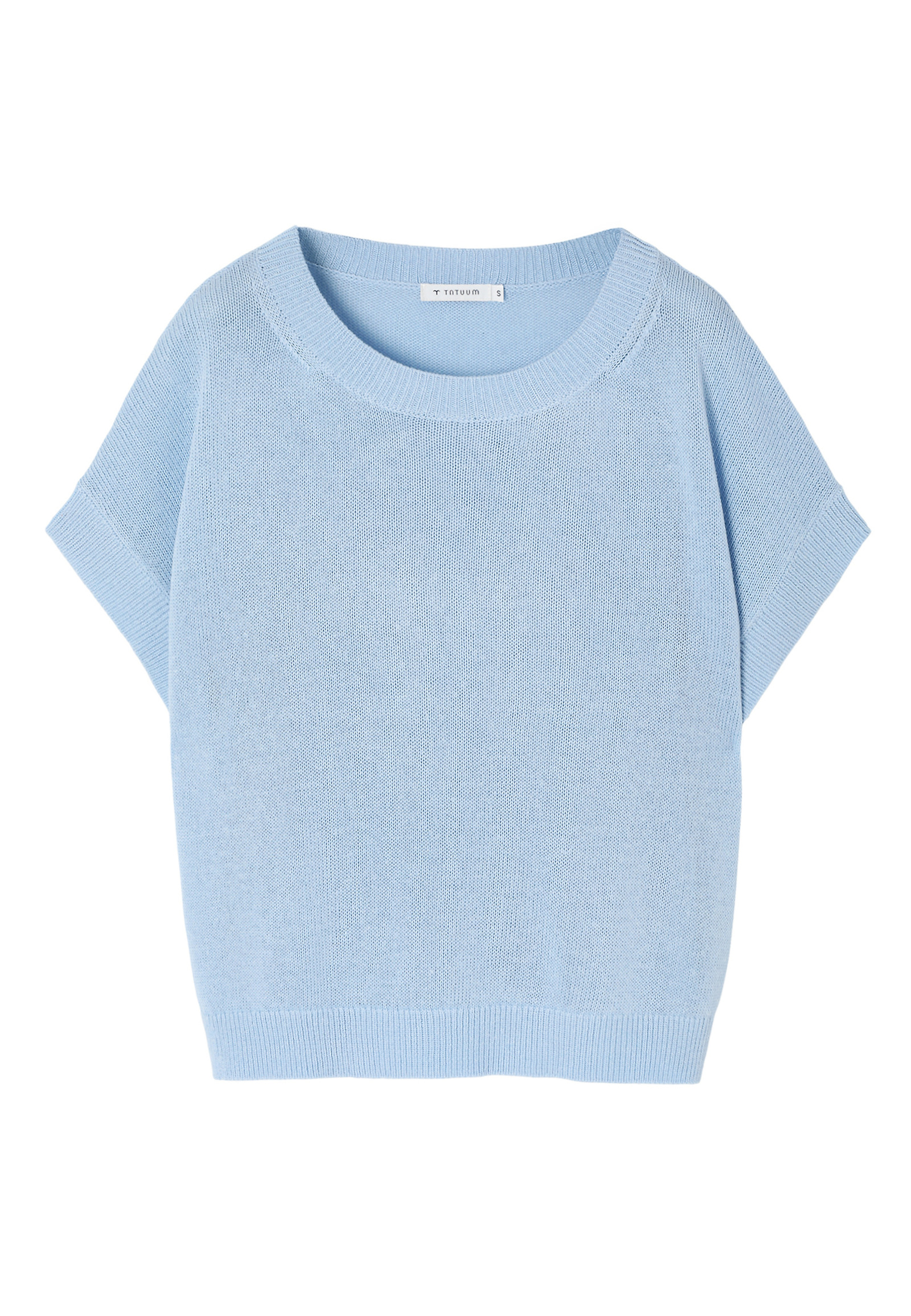 VOLNÝ SVETR S LYOCELLEM A LNEM — LIMI VOLNÝ SVETR S LYOCELLEM A LNEM — LIMI MODRÁ 105682