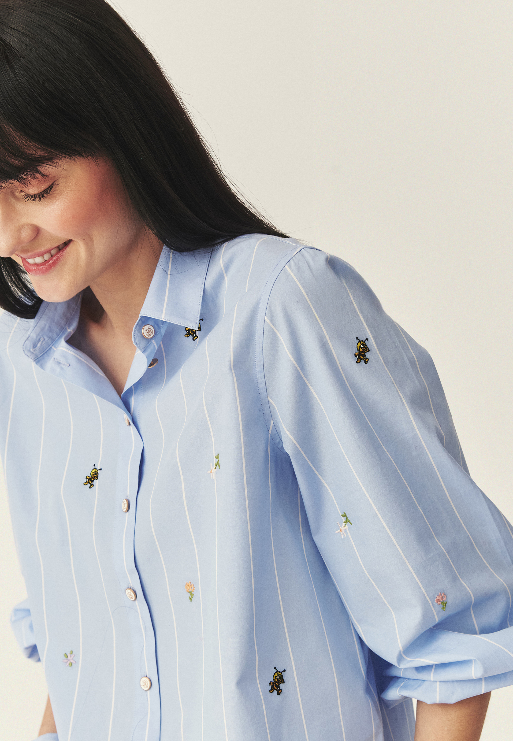 BAVLNĚNÁ PRUHOVANÁ KOŠILE – BEELOSS 1