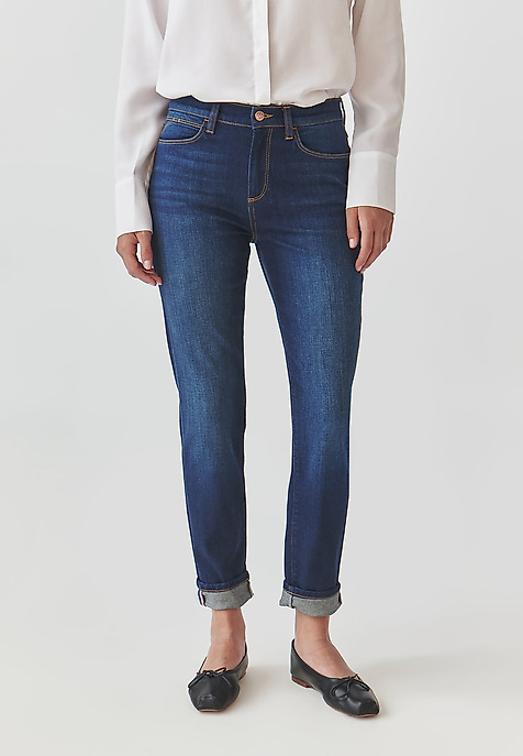 FITTED LADIES’ DENIM JEANS - ALANA 1 BLUE 2