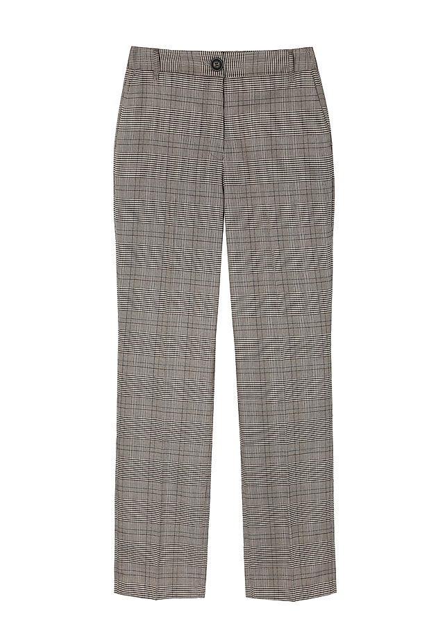 LADIES' FABRIC TROUSERS IN FINE CHECK — LATONI 2 LADIES' FABRIC TROUSERS IN FINE CHECK — LATONI 2 MULTIKOLOR 4