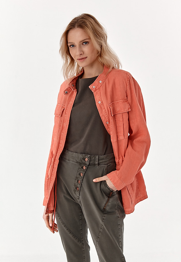 LADIES' LINEN JACKET ARJANA LADIES' LINEN JACKET ARJANA CZERWONY 1