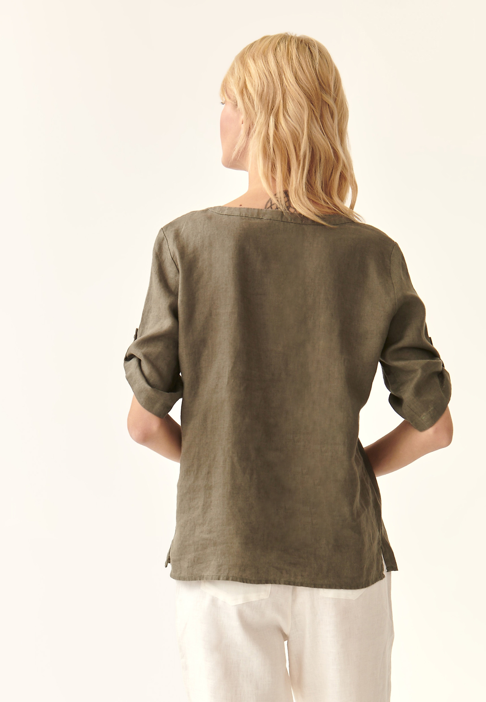 LNIANA BLUZKA PAMO LNIANA BLUZKA PAMO KHAKI 87705