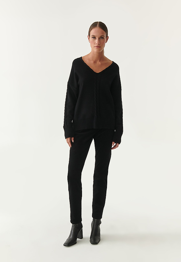 LADIES' LIGHTWEIGHT SWEATER POLI LADIES' LIGHTWEIGHT SWEATER POLI BLACK 4