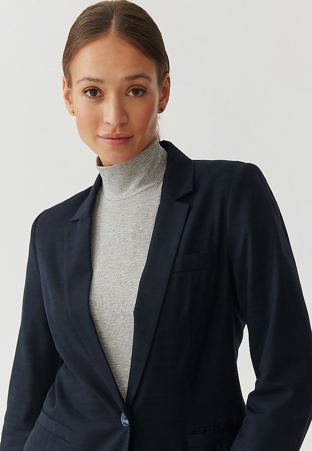 LADIES’ SINGLE-BREASTED BLAZER - AMALFINA LADIES’ SINGLE-BREASTED BLAZER - AMALFINA GRANATOWY 5