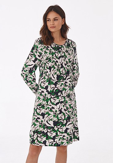 WISKOZOWA SUKIENKA W KWIATY - MELIA WISKOZOWA SUKIENKA W KWIATY - MELIA