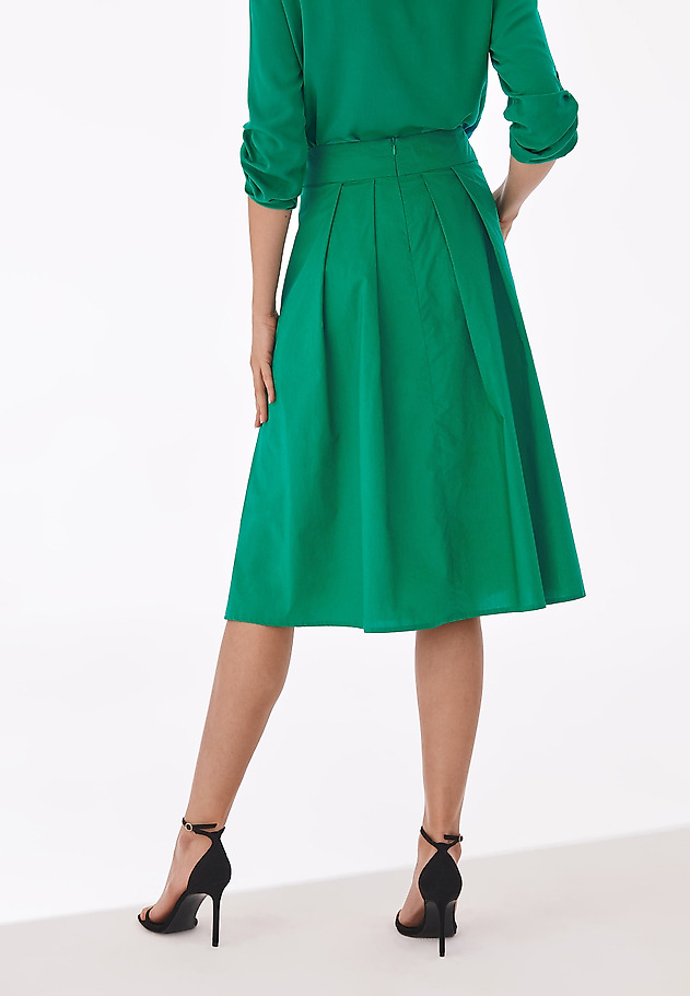 COTTON SKIRT - LORIKA COTTON SKIRT - LORIKA GREEN 3