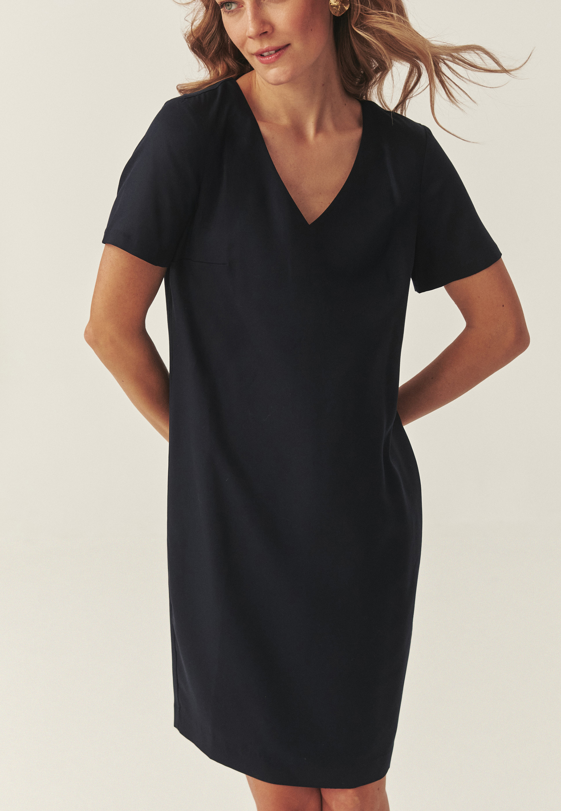 LEATHER BELT WITH BUCKLE - TIMONA 2 NAVY BLUE 2