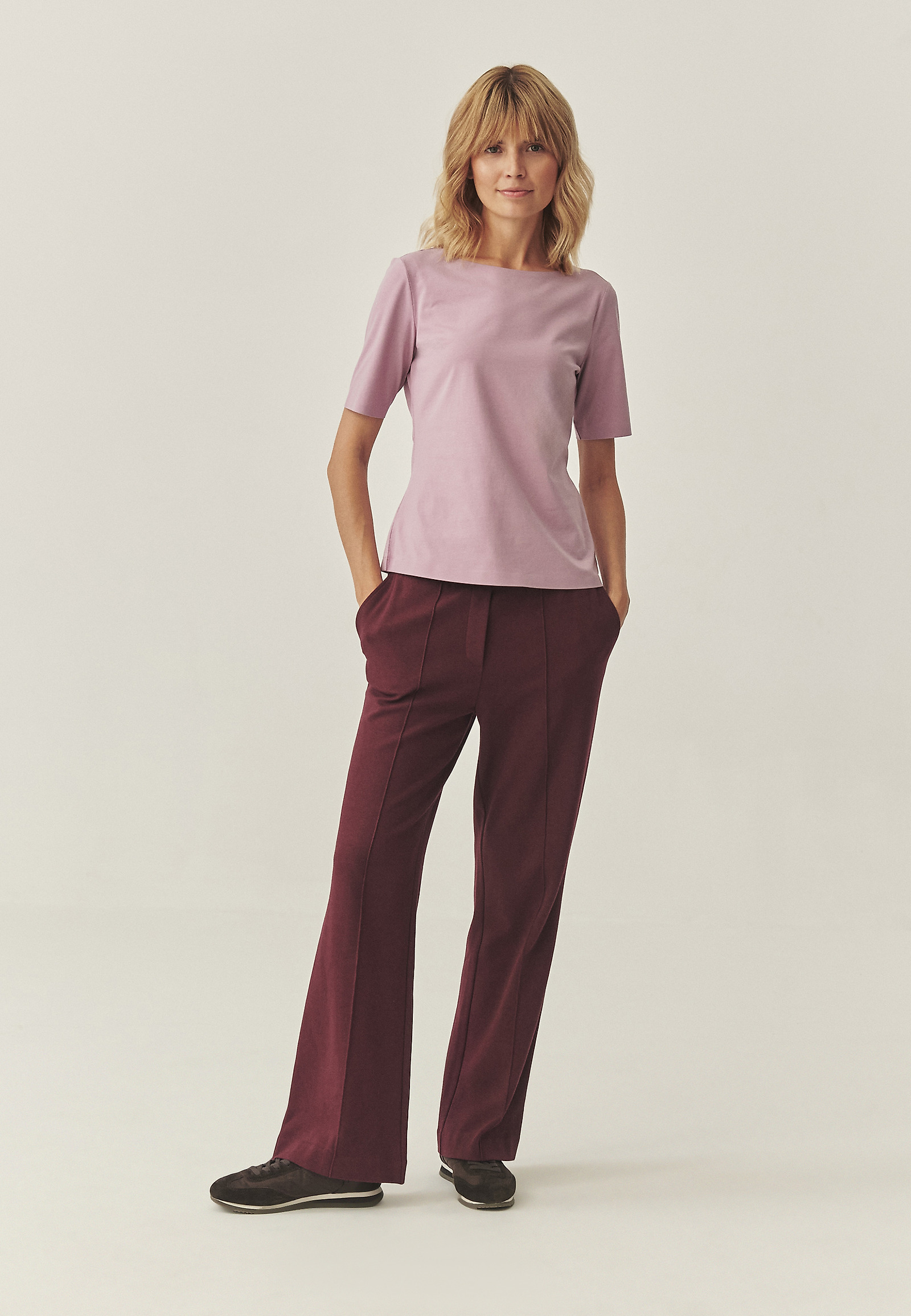 BOMBAŽNA BLUZA - MIKAJO 1 BOMBAŽNA BLUZA - MIKAJO 1 VIJOLIČNA 115701