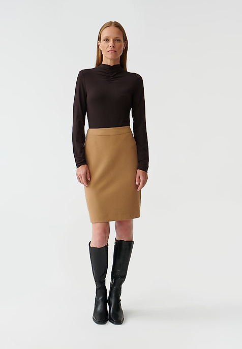 LADIES’ PENCIL SKIRT KAMEFI BEIGE 2
