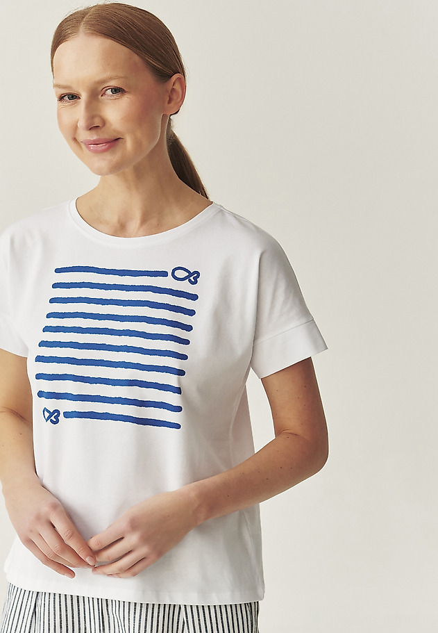 BAWEŁNIANY T-SHIRT Z NADRUKIEM - MONKI 1 BAWEŁNIANY T-SHIRT Z NADRUKIEM - MONKI 1 MULTIKOLOR 1