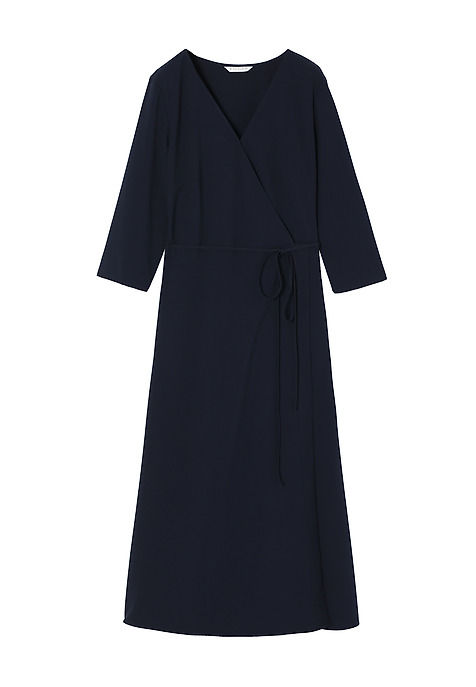 ROCHIE DIN ȚESĂTURĂ CU CROIALĂ TIP PLIC — ZEREWIANA BLEUMARIN 2
