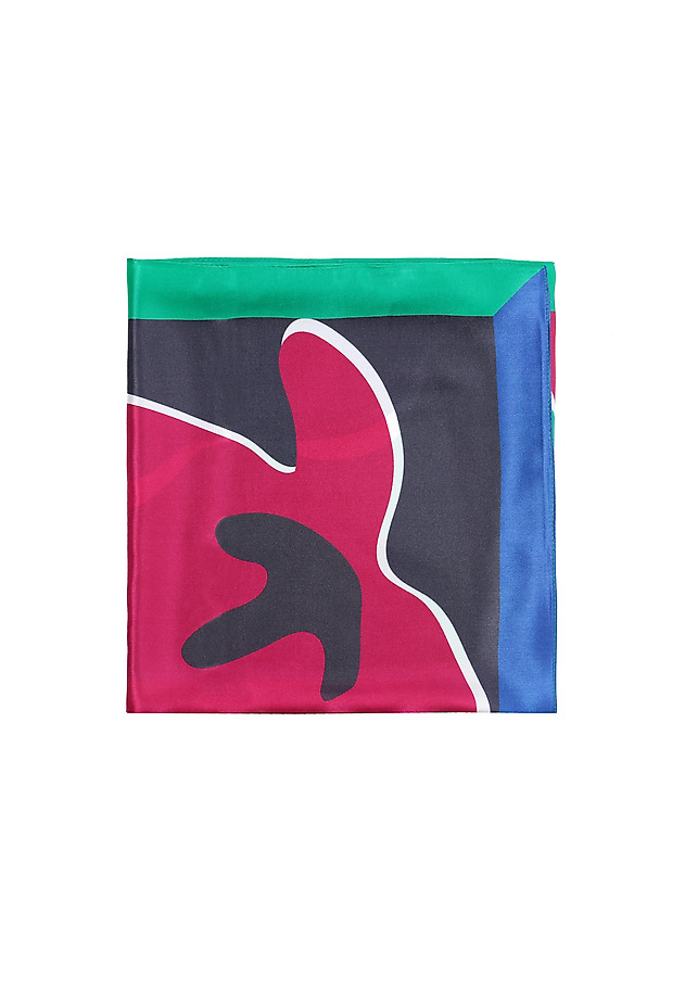 LADIES' SILK SCARF GAJANA LADIES' SILK SCARF GAJANA MULTICOLOR 5