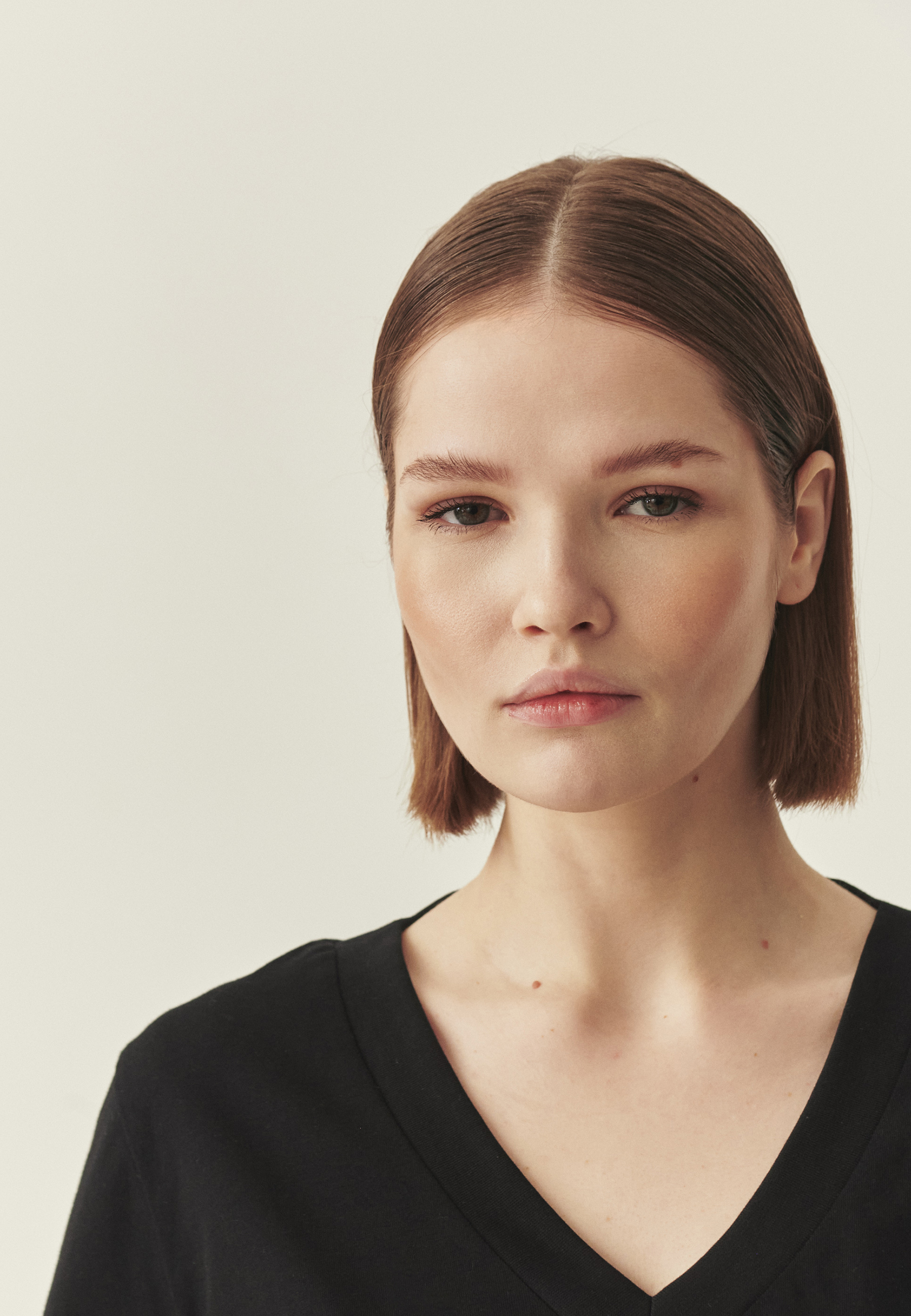 SWOBODNA BLUZKA Z BAWEŁNY - RABA CZARNY 2