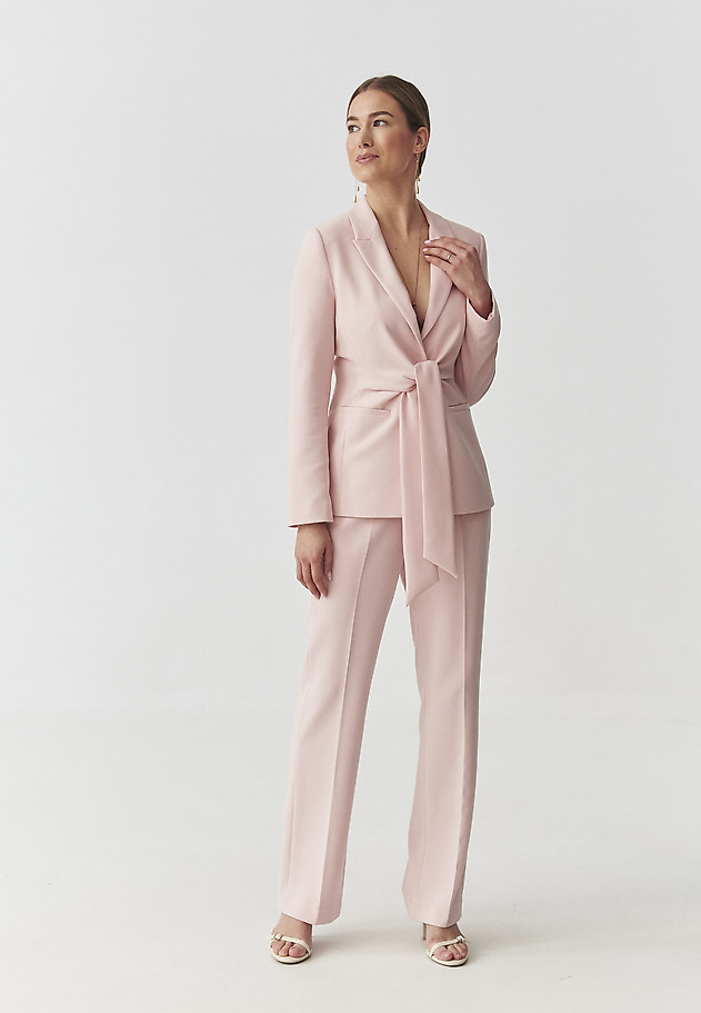 PASTEL BLAZER WITH TIE — KOALA 2 PASTEL BLAZER WITH TIE — KOALA 2 RÓŻOWY 4