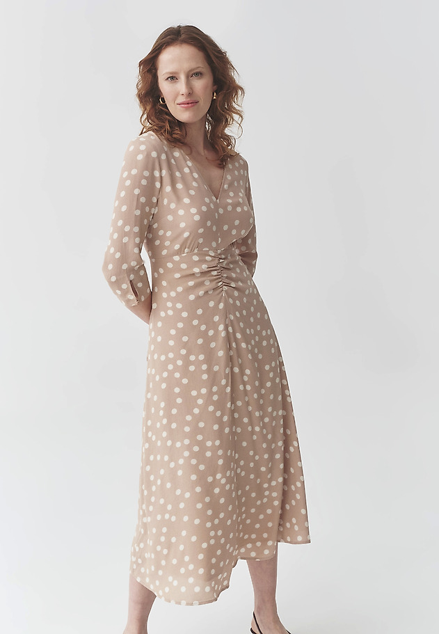 VISCOSE POLKA DOTS DRESS - CASIA VISCOSE POLKA DOTS DRESS - CASIA MULTIKOLOR 3
