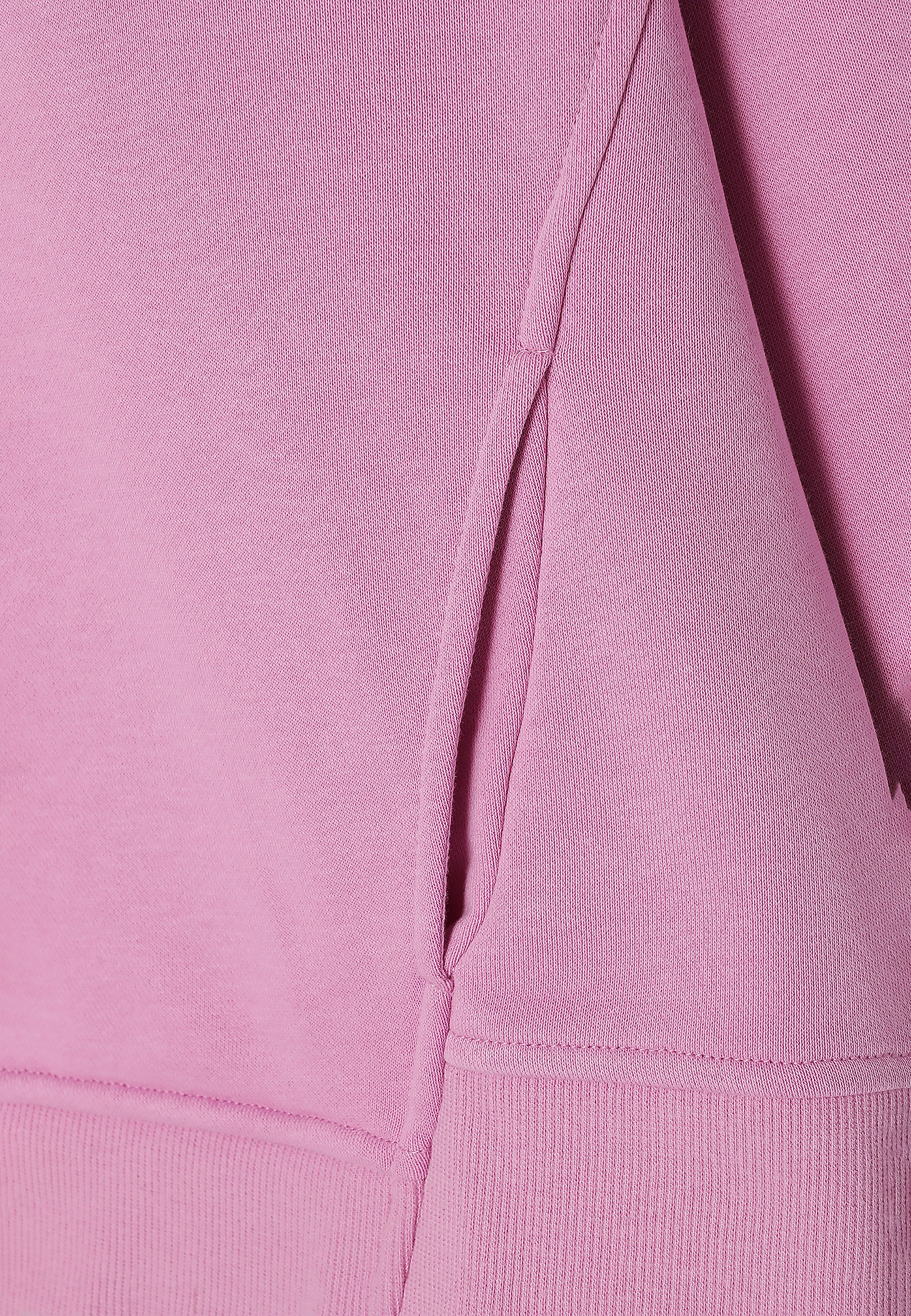LADIES’ SWEATSHIRT WITH TEXT INSCRIPTION EMBROIDERY - GINGER LADIES’ SWEATSHIRT WITH TEXT INSCRIPTION EMBROIDERY - GINGER PINK 103163