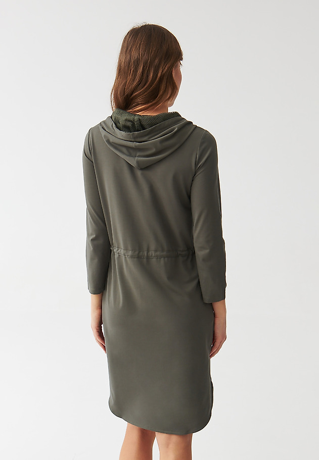 PRACTICAL LADIES’ DRESS WITH A HOOD - MOLOKO PRACTICAL LADIES’ DRESS WITH A HOOD - MOLOKO KHAKI 4