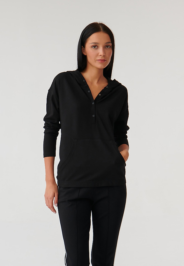 LADIES’ SWEATSHIRT ZINA LADIES’ SWEATSHIRT ZINA CZARNY 1