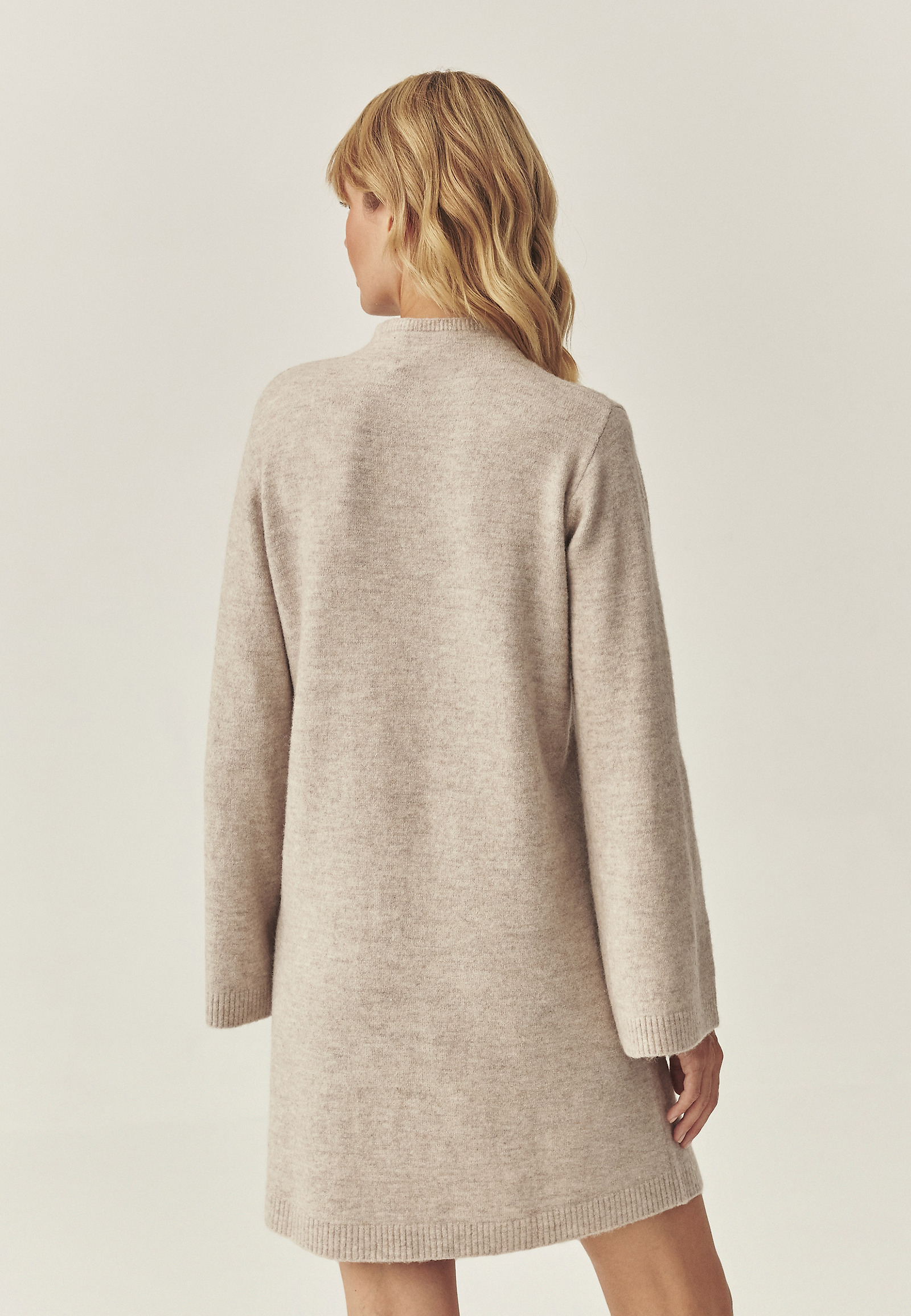 LOOSE-FIT WOOL DRESS - CANARSIE LOOSE-FIT WOOL DRESS - CANARSIE BEIGE 117724