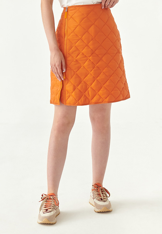 HÖLGYEK KVARC QUILTED SZOKNYA PIKA HÖLGYEK KVARC QUILTED SZOKNYA PIKA NARANCSSÁRGA 3
