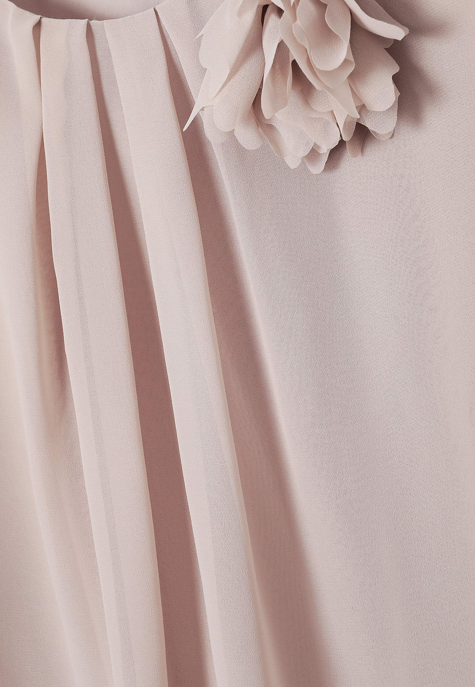 PLISOWANA SUKIENKA MAXI — ROZANI PLISOWANA SUKIENKA MAXI — ROZANI BEŻOWY 105317