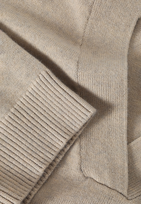 TIMELESS LADIES' JUMPER WITH WIDE SLEEVES — MIU BEIGE 2
