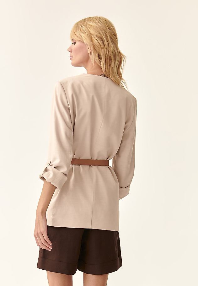 LADIES' OPEN JACKET LEMARIA LADIES' OPEN JACKET LEMARIA BEŻOWY 4