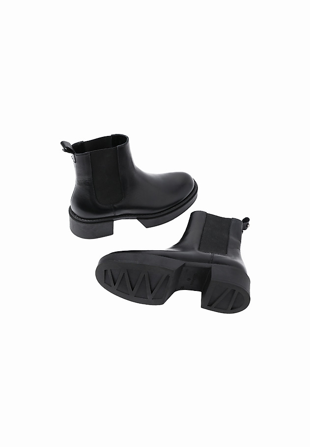 LADIES' NATURAL LEATHER BOOTS — KESJA LADIES' NATURAL LEATHER BOOTS — KESJA CZARNY 4