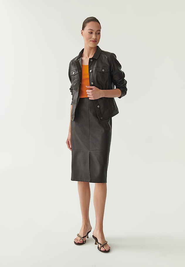 LADIES' FITTED SKIRT ZAMOA LADIES' FITTED SKIRT ZAMOA BROWN 1