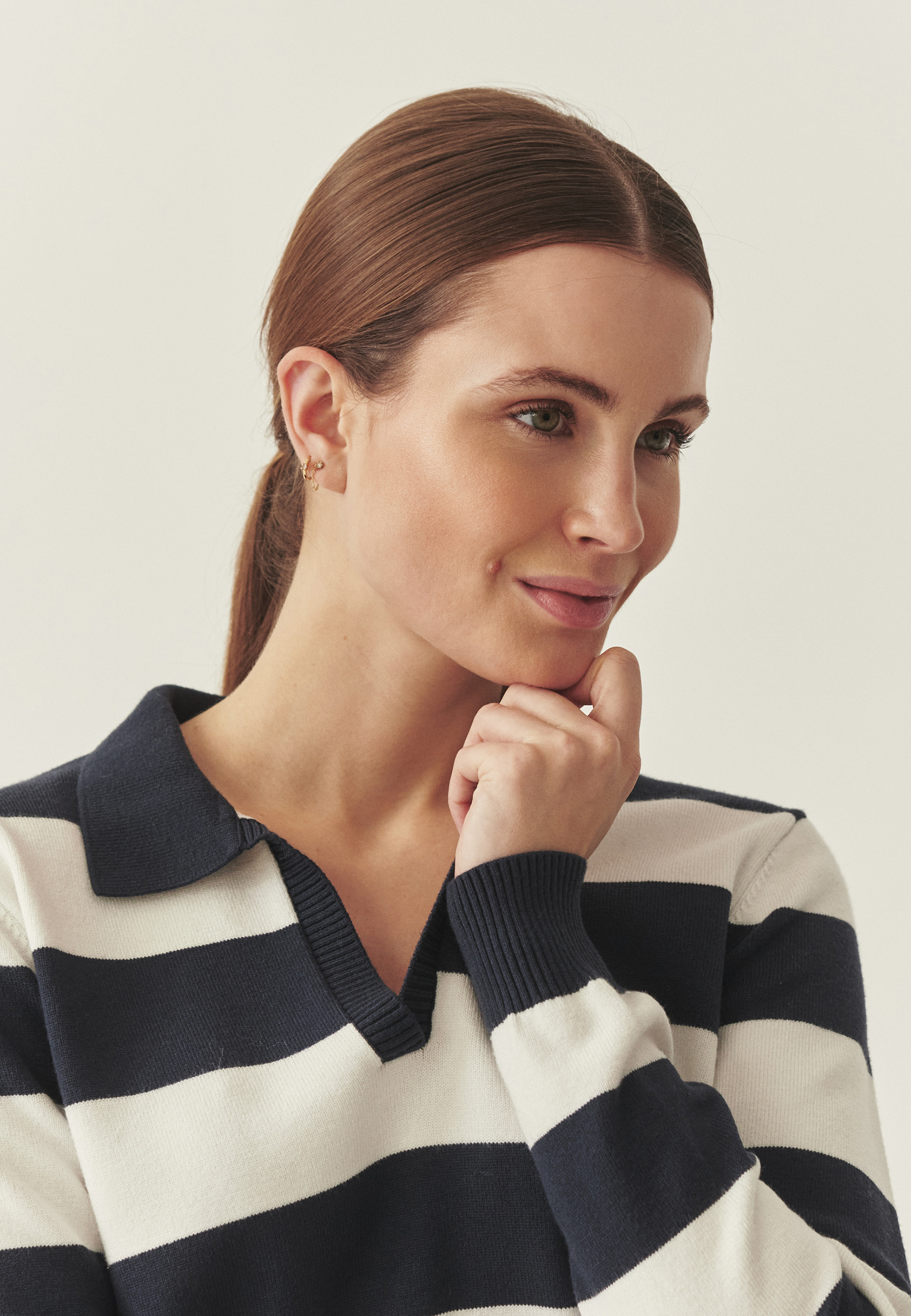 JUMPER WITH LENZING™ ECOVERO™ VISCOSE - POLA NAVY BLUE 2