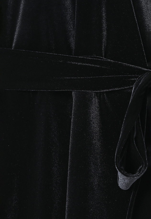 LADIES’ VELVET DRESS WITH A TIE VELVI LADIES’ VELVET DRESS WITH A TIE VELVI CZARNY 8