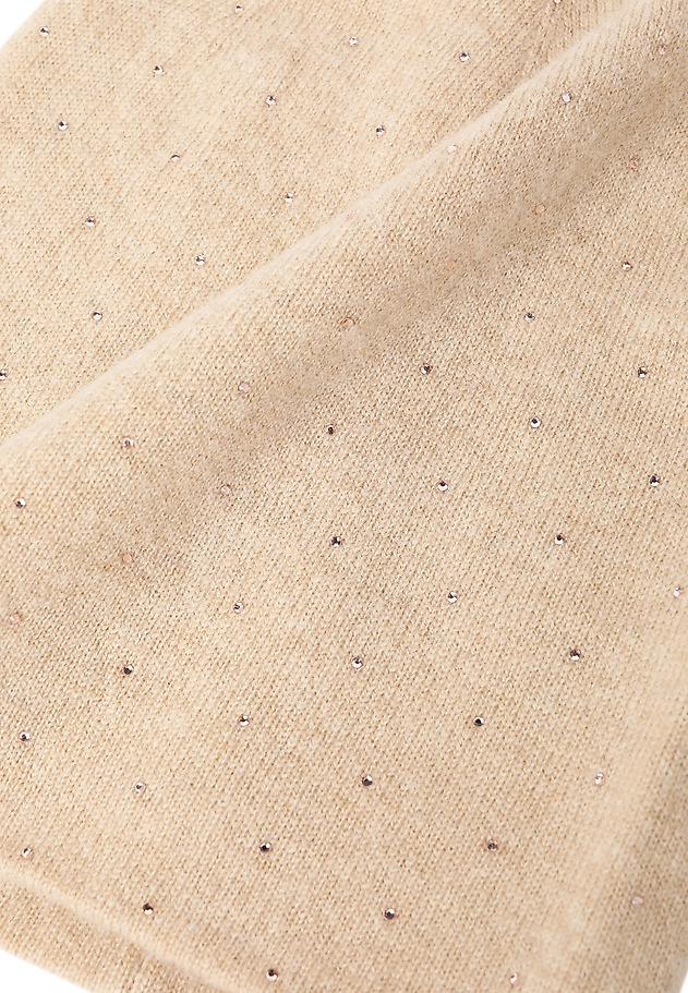 WOOL AND CASHMERE HAT - BIDI  WOOL AND CASHMERE HAT - BIDI BEIGE 3