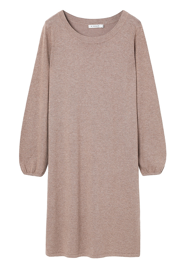KNITTED COTTON DRESS - LUSA 1 KNITTED COTTON DRESS - LUSA 1 BEIGE 1