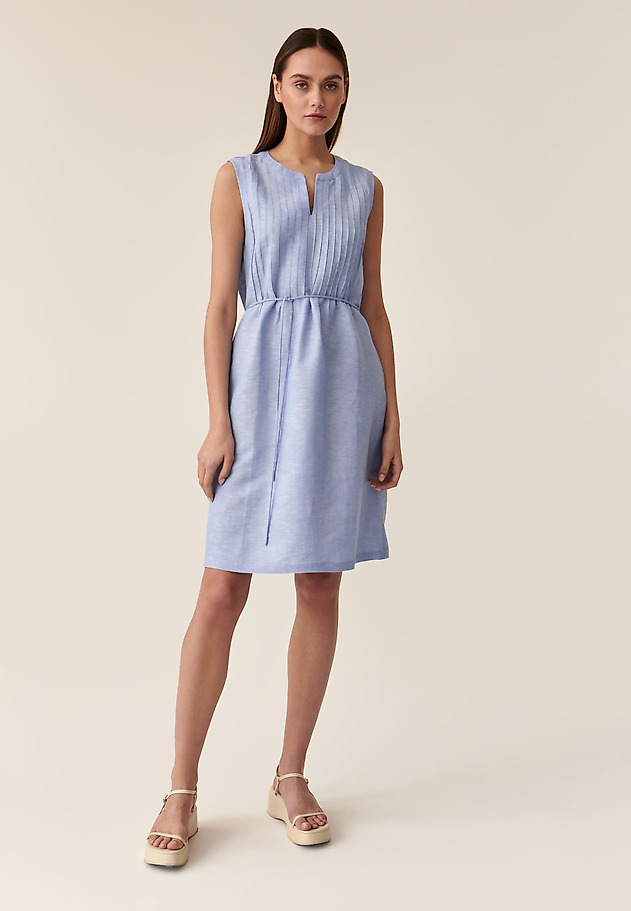 LADIES' DRESS WITH A BELT ANTRAKIA 1 LADIES' DRESS WITH A BELT ANTRAKIA 1 BLUE 2