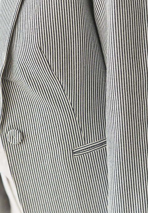 BLAZER DIN BUMBAC CU DUNGHI - KAREMA MULTICOLOR 2