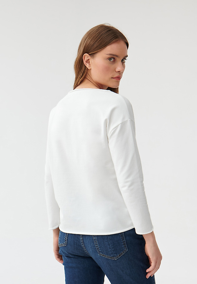 BLUZA DAMSKA OVERSIZOWA MALI BLUZA DAMSKA OVERSIZOWA MALI ECRU 4