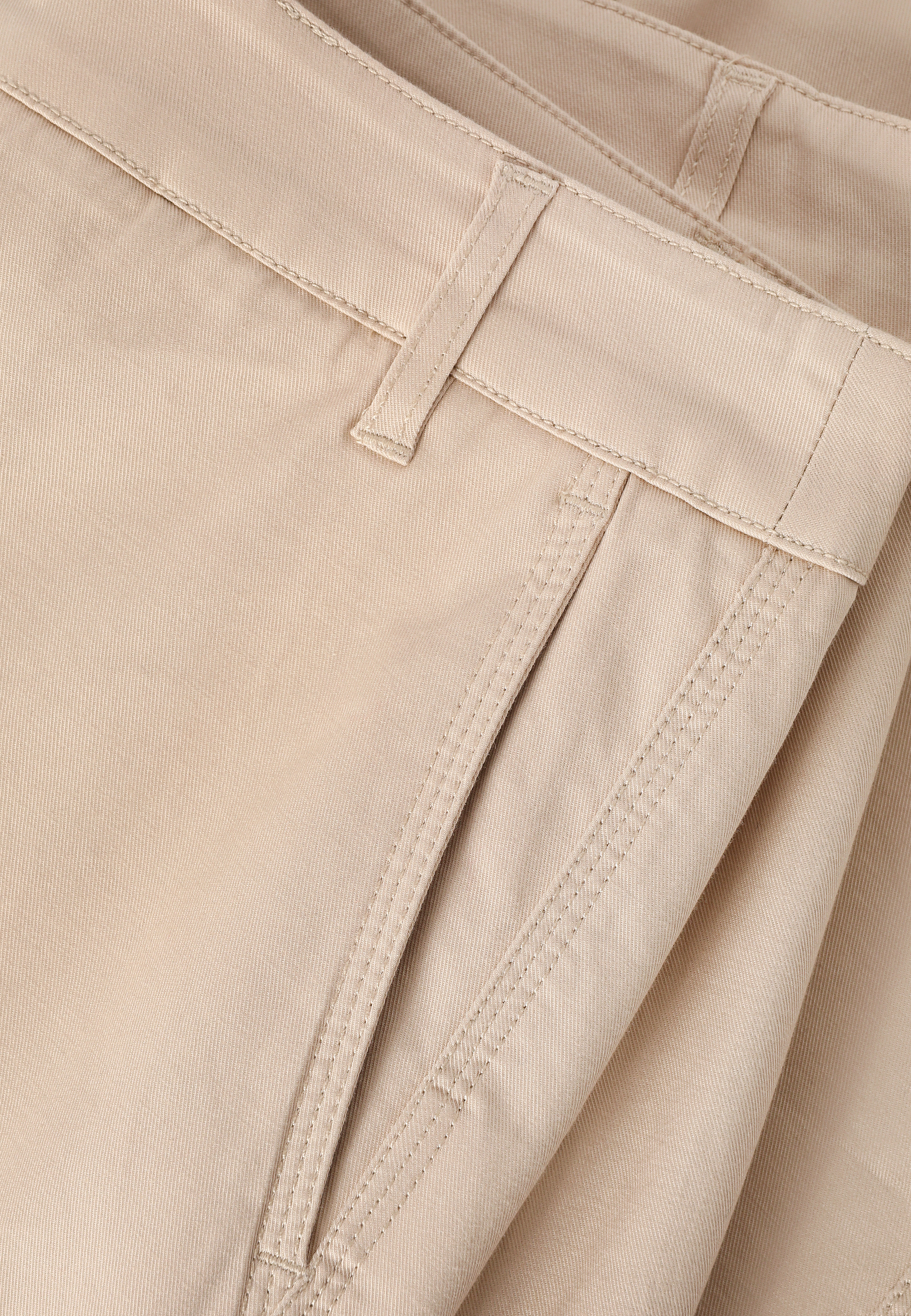 PANTALONI CHINO CU DUNGĂ ȘI MANȘETĂ - SEREMI 2 BEJ 2