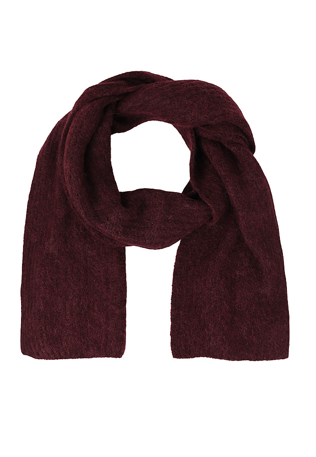 CLASSIC SCARF WITH WOOL AND ALPACA - ROSSIN CLASSIC SCARF WITH WOOL AND ALPACA - ROSSIN RED 4
