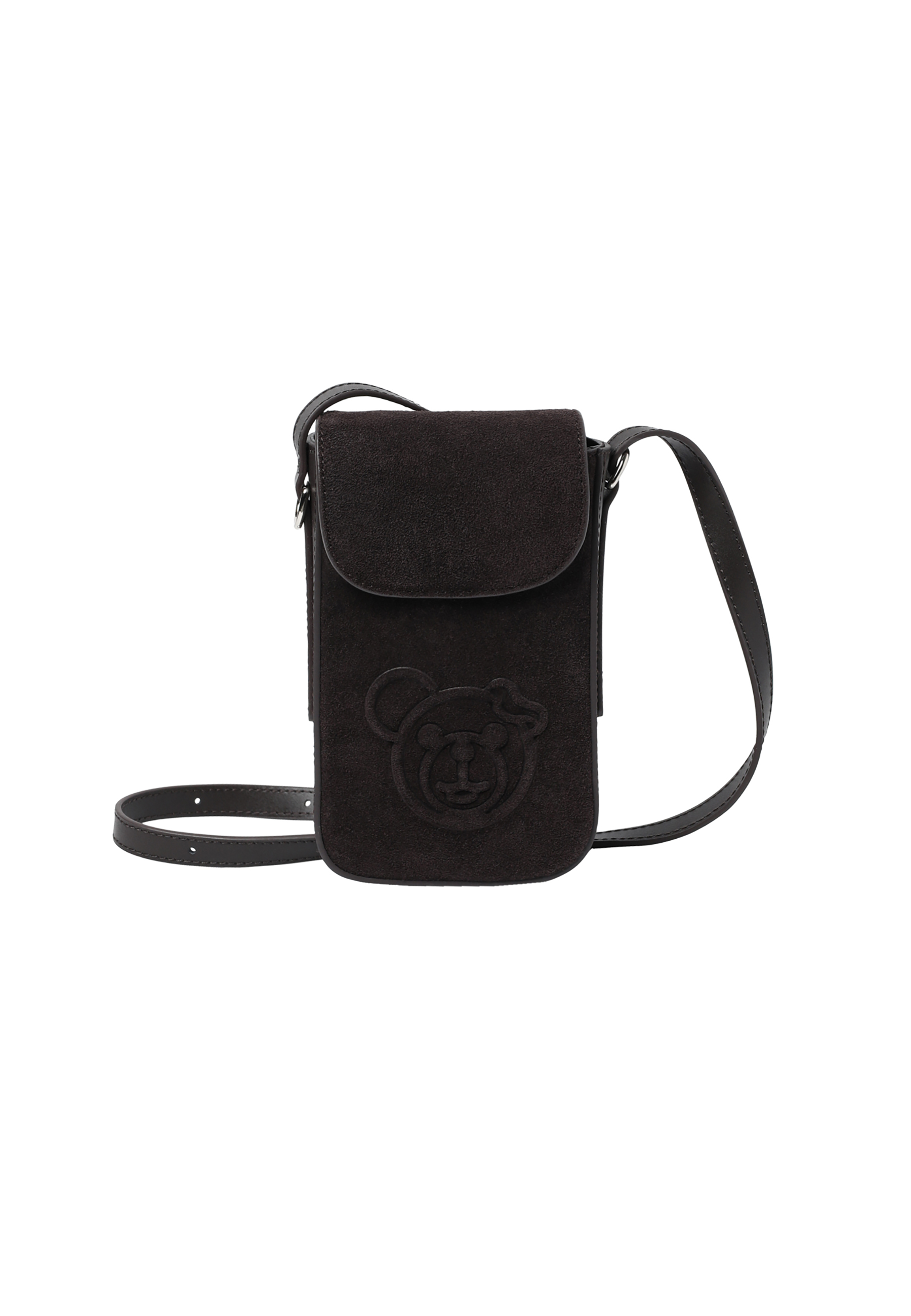 SKÓRZANA TOREBKA Z MOTYWEM MISIA USZATKA — BEGI BRĄZOWY 2