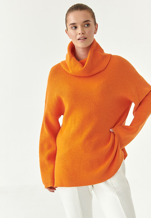 LADIES' LONG JUMPER MENSA LADIES' LONG JUMPER MENSA ORANGE 3