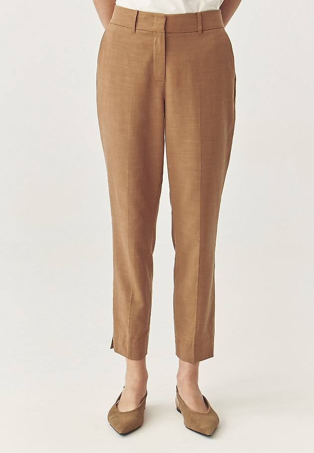 PANTALONI ELEGANȚI DIN BUMBAC CU LYOCELL - KOLIA 2 PANTALONI ELEGANȚI DIN BUMBAC CU LYOCELL - KOLIA 2 MARO 3