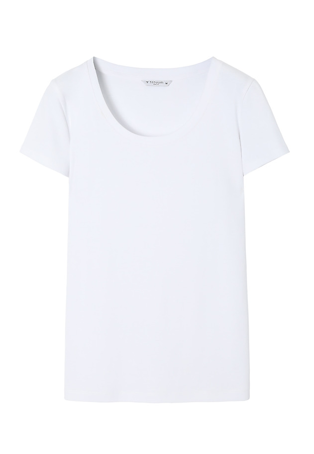 TRICOU UNIVERSAL DE DAMĂ, DIN BUMBAC - ANTONINA 1 TRICOU UNIVERSAL DE DAMĂ, DIN BUMBAC - ANTONINA 1 ALB 5