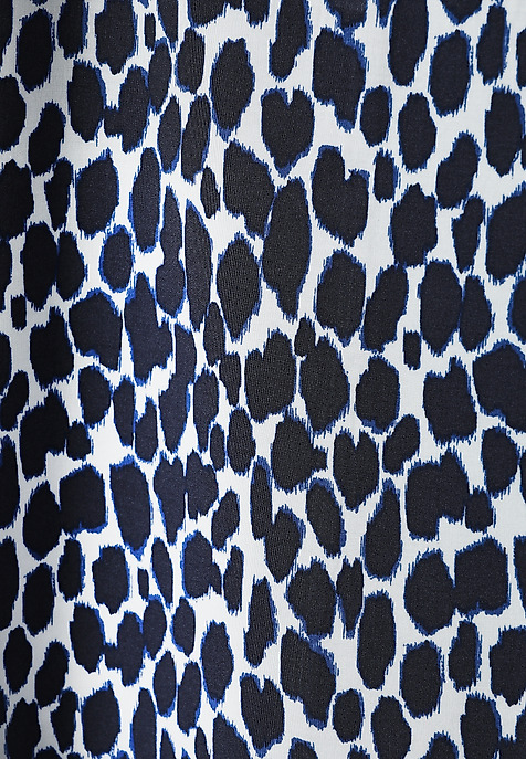 PATTERNED DRESS IN LENZING™ ECOVERO™ VISCOSE - OWERITA BLUE 2
