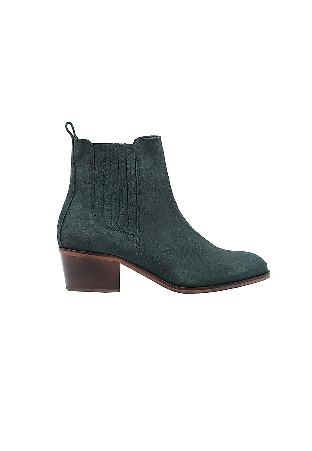 ZAMSZOWE BUTY DAMSKIE UNITO ZAMSZOWE BUTY DAMSKIE UNITO ZIELONY 2