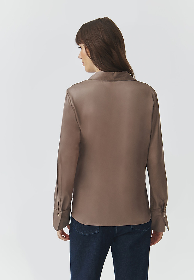 CLASSIC LADIES' WOVEN SHIRT — NIKALI 3 CLASSIC LADIES' WOVEN SHIRT — NIKALI 3 BEŻOWY 3