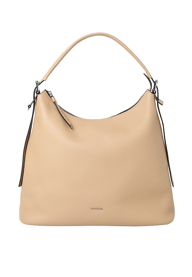 WOMEN'S LEATHER BAG - LUCINDA WOMEN'S LEATHER BAG - LUCINDA BEIGE 2