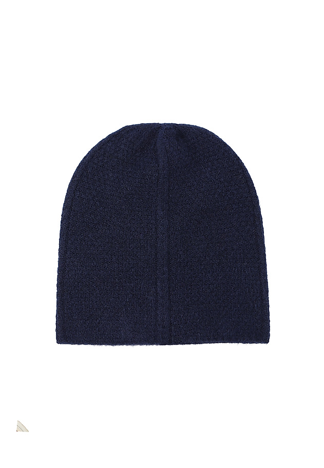 LADIES’ KNITTED BEANIE MOKA LADIES’ KNITTED BEANIE MOKA GRANATOWY 2