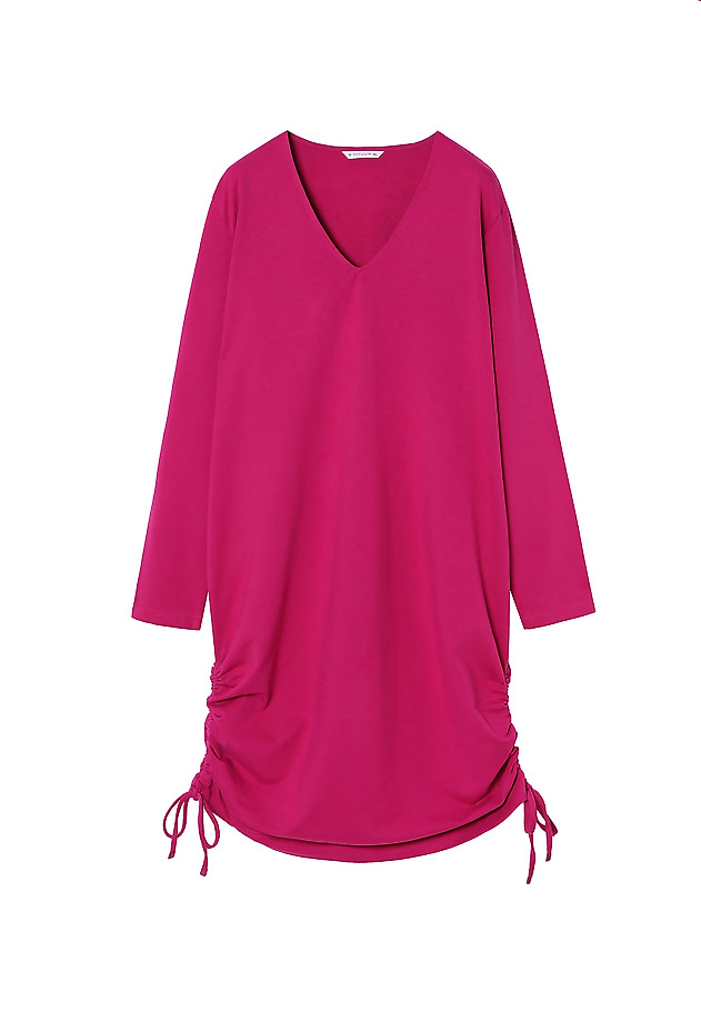 DRESS WITH A CREASE NATULOKO DRESS WITH A CREASE NATULOKO PINK 5