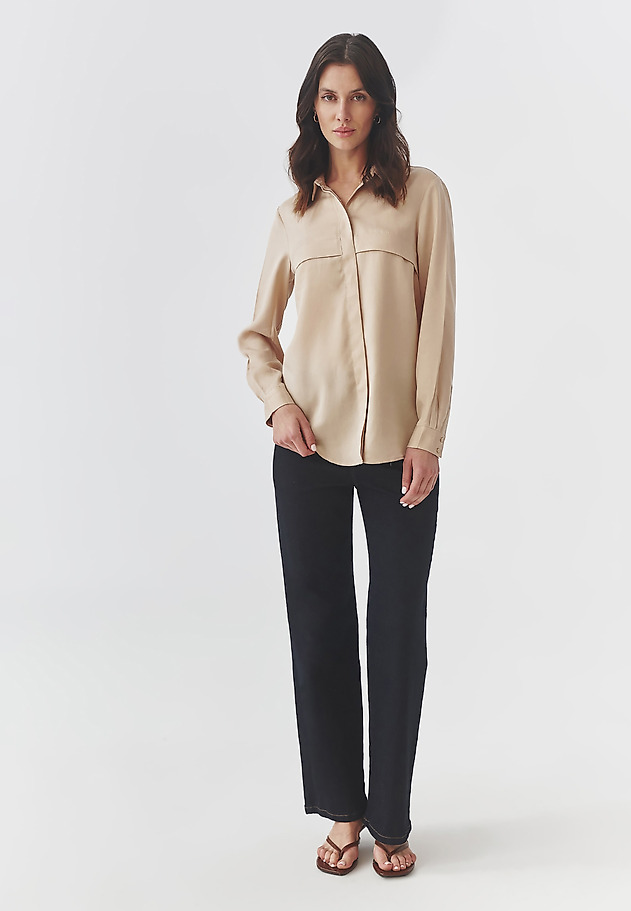 ELEGANT LADIES’ SHIRT - KOROTA ELEGANT LADIES’ SHIRT - KOROTA BEŻOWY 2