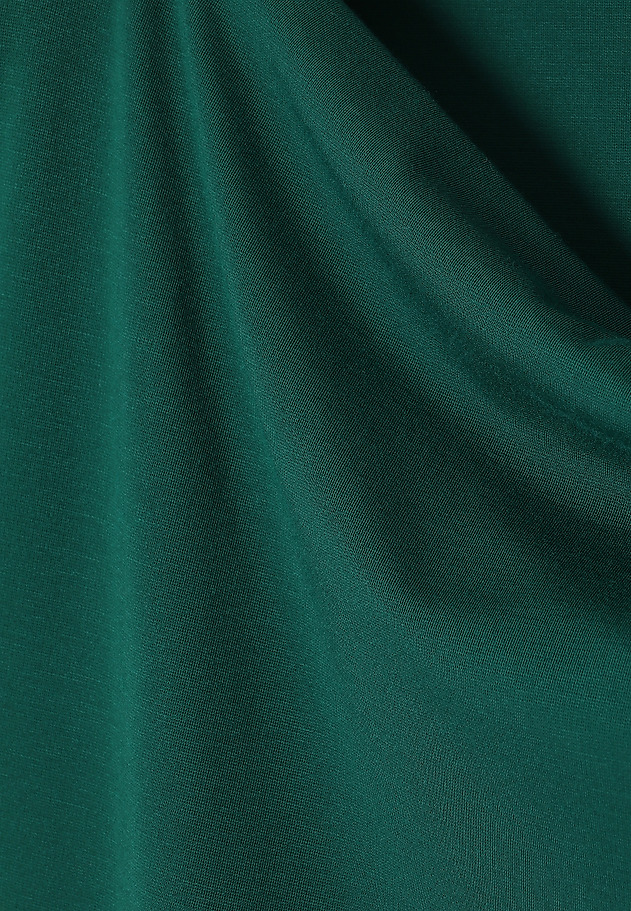 KNITTED DRESS WITH WATERFALL NECKLINE - ZORIMAX KNITTED DRESS WITH WATERFALL NECKLINE - ZORIMAX GREEN 8